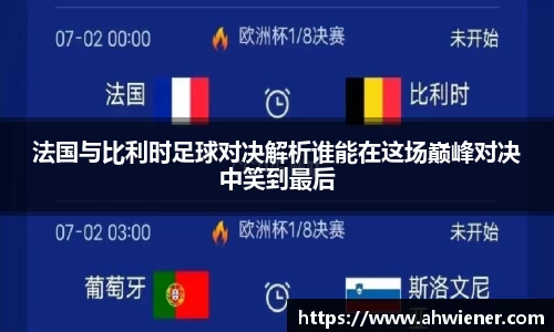 法国与比利时足球对决解析谁能在这场巅峰对决中笑到最后